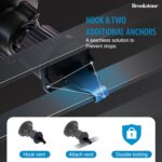 Brookstone Magnetic Car Phone Holder Mount for Car - Glass Panel Design, Magsafe Car Mount for iPhone 15 14 13 Pro Plus Max Mini & All Phones - Hands Free Car Mount with Wireless Charging Support