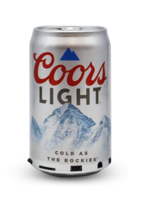Coors Light and Miller Lite Bluetooth Can Speakers with Acrylic Case