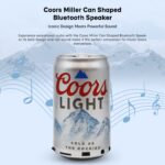 Coors Light and Miller Lite Bluetooth Can Speakers with Acrylic Case