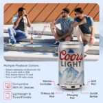 Coors Light and Miller Lite Bluetooth Can Speakers with Acrylic Case