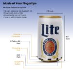 Coors Light and Miller Lite Bluetooth Can Speakers with Acrylic Case