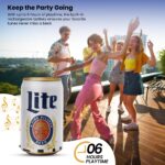 Coors Light and Miller Lite Bluetooth Can Speakers with Acrylic Case