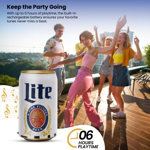 Coors Light and Miller Lite Bluetooth Can Speakers with Acrylic Case