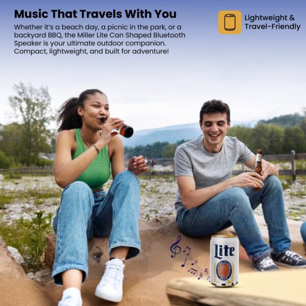 Coors Light and Miller Lite Bluetooth Can Speakers with Acrylic Case